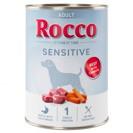 Rocco Sensitive 6 x 400 g / 800 g Neue Rezeptur - 6 x 400 g: Rind mit Möhren