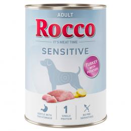 Rocco Sensitive 6 x 400 g / 800 g Neue Rezeptur - 6 x 400 g: Truthahn mit Kartoffeln