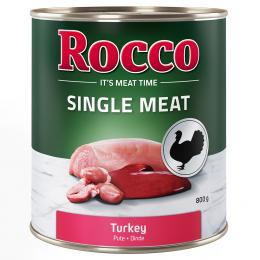 Rocco Single Meat 6 x 400 g / 800 g 6 x 800 g: Pute