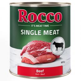 Angebot für Rocco Single Meat 6 x 800 g Rind - Kategorie Hund / Hundefutter nass / Rocco / Rocco Single Meat.  Lieferzeit: 1-2 Tage -  jetzt kaufen.