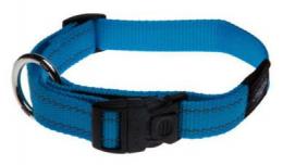 Rogz Verstellbarer Reflektierender Kragen Utility Blue 50-80Cm X 40Mm