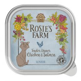 Rosie's Farm 16 x 100 g zum Sonderpreis! - Senior: Huhn & Lachs