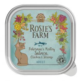 Rosie's Farm Adult 16 x 100 g - Lachs & Huhn mit Garnelen
