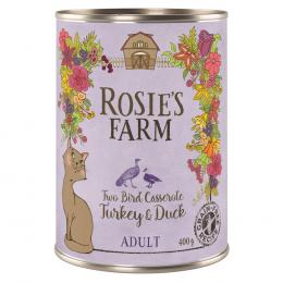 Rosie's Farm Adult 6 x 400 g - Pute & Ente