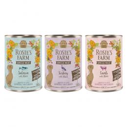 Angebot für Rosie's Farm Single Meat Adult 6 x 395 g - Mix (Truthahn & Reis, Lamm & Reis, Fisch & Reis) - Kategorie Hundefutter & Zubehör / Hundefutter nass / Rosie's Farm / Rosie's Farm Adult.  Lieferzeit: 1-2 Tage -  jetzt kaufen.