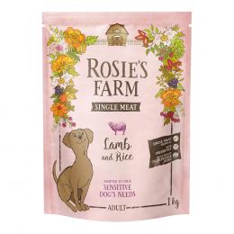 Rosie's Farm Single Meat Adult Lamm mit Reis - 1 kg
