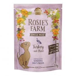 Rosie's Farm Single Meat Adult Pute mit Reis - 1 kg