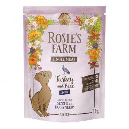 Angebot für Rosie's Farm Single Meat Light Pute mit Reis - 1 kg - Kategorie Hundefutter & Zubehör / Hundefutter trocken / Rosie's Farm / Adult.  Lieferzeit: 1-2 Tage -  jetzt kaufen.