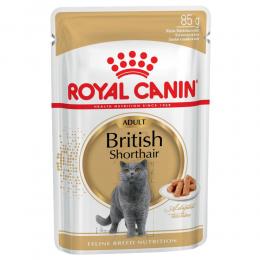 Angebot für Royal Canin British Shorthair Adult in Soße - Sparpaket: 48 x 85 g - Kategorie Katze / Katzenfutter nass / Royal Canin / Royal Canin Breed.  Lieferzeit: 1-2 Tage -  jetzt kaufen.