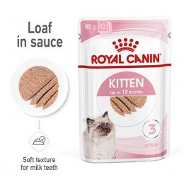 ROYAL CANIN KITTEN Nassfutter in Mousse für Kätzchen 12x85g