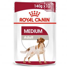 ROYAL CANIN MEDIUM Adult Nassfutter für mittelgroße Hunde 10x140g