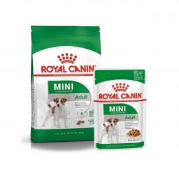 ROYAL CANIN Mini Adult 4kg + Mini Adult in Soße 12x85g