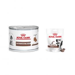 Royal Canin Veterinary Canine Gastrointestinal + 3 x 230 g Snacks gratis! - 12 x 195 g Puppy Ultra Soft Mousse