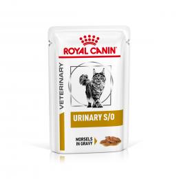 Royal Canin Veterinary Feline Urinary S/O in Soße oder Mousse - Häppchen in Soße (24 x 85 g)