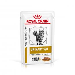 Royal Canin Veterinary Feline Urinary S/O Moderate Calorie in Soße - Sparpaket: 24 x 85 g