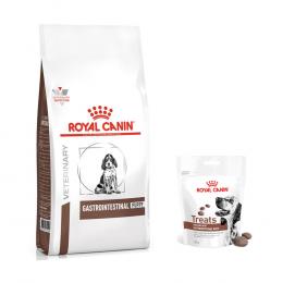 Royal Canin Veterinary Gastrointestinal + 3 x 230 g Snacks gratis! - 2,5 kg Puppy