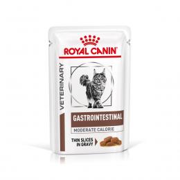 ROYAL CANIN® Veterinary GASTROINTESTINAL MODERATE CALORIE Nassfutter für Katzen 12x85g