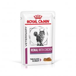 ROYAL CANIN® Veterinary RENAL HUHN Nassfutter für Katzen 48x85g