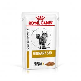 ROYAL CANIN® Veterinary URINARY S/O Häppchen in Soße Nassfutter für Katzen 48x85g