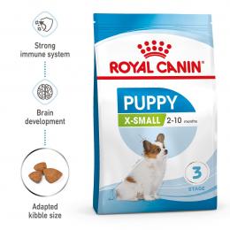 ROYAL CANIN X-SMALL Puppy Trockenfutter für Welpen sehr kleiner Hunderassen 1,5kg