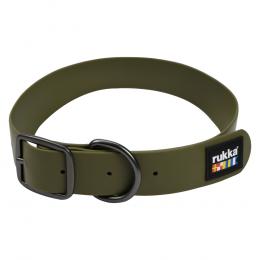 Rukka Biodipro Halsband, oliv - Größe L: 45 - 55 cm Halsumfang, 30 mm breit