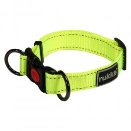 Angebot für Rukka® Bliss Neon Halsband, gelb - Größe M: 30 - 50 cm Halsumfang, 25 mm breit - Kategorie Hund / Leinen Halsbänder & Geschirre / Leuchthalsband & weiteres Zubehör / Leuchthalsbänder.  Lieferzeit: 1-2 Tage -  jetzt kaufen.