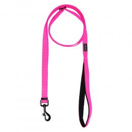 Rukka® Bliss Neon Leine, pink - Größe L: 200 cm lang, 25 mm breit