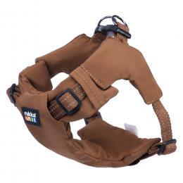 Rukka Hundegeschirr Puff Mini - Größe S: 35 - 45 cm Brustumfang, cognac