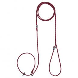 Rukka® Joy Mini Retrieverleine, rot - Größe S: 180 cm lang, Ø 4 mm