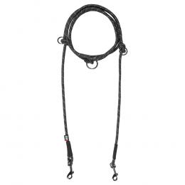 Rukka® Verstellbare Seil-Leine, schwarz - Größe L: 300 cm lang, Ø 11 mm