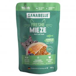 Sanabelle Freshe Mieze Forelle, Pute und Huhn 10x100 g