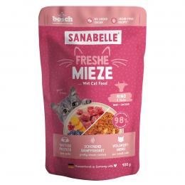 Sanabelle Freshe Mieze Rind und Huhn 10x100 g