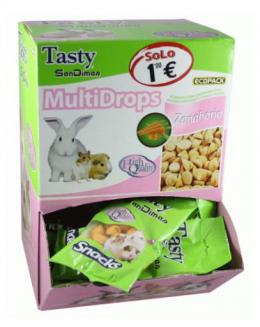 Sandimas Karotten-Multidrops Snacks Für Kleine Nagetiere 60 Gr