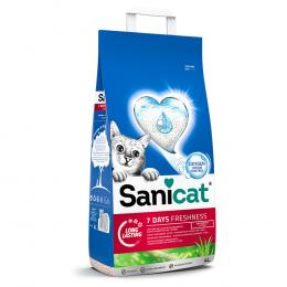 Sanicat 7 Days Aloe Vera Katzenstreu - Sparpaket: 4 x 4 l