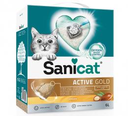 Angebot für Sanicat Active Gold - Sparpaket 2 x 6 l - Kategorie Katze / Katzenstreu & Katzensand / Sanicat / Sanicat Premium Klumpstreu.  Lieferzeit: 1-2 Tage -  jetzt kaufen.