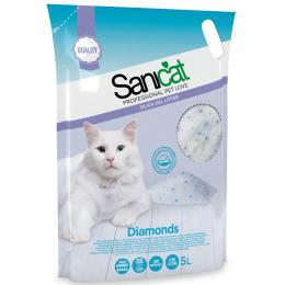 Angebot für Sanicat Diamonds - 5 x 5 l - Kategorie Katze / Katzenstreu & Katzensand / Sanicat / Sanicat Silikatstreu.  Lieferzeit: 1-2 Tage -  jetzt kaufen.