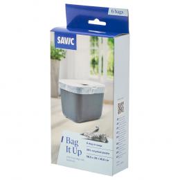 Savic Katzentoilette Hop In Marble - Bag it Up Litter Tray Bags, Hop In, 1 x 6 Stück