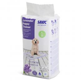 Angebot für Savic Puppy Trainer Pads mit Lavendelduft - Large: L 60 x B 45 cm, 30 Stück - Kategorie Hund / Pflege & Schermaschine / Toilette / Toilette & Trainingsunterlage.  Lieferzeit: 1-2 Tage -  jetzt kaufen.