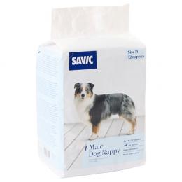 Savic Windeln für Rüden - Größe M: 40-53 cm, 12 Stück