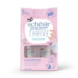 Schesir Baby Thrive 20 x 8 g - Huhn mit Hühnerleber