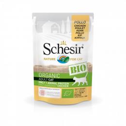 Schesir Cat Bio Huhn 16x85g