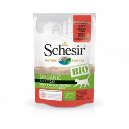 Schesir Cat Bio Rind 16x85g