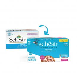 Schesir Cat Complete Thunfisch in Brühe 6x50 g