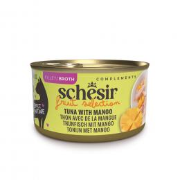 Schesir Cat Fruit Selection 12 x 75 g - Thunfisch und Kiwi in Gelee