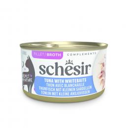 Schesir Complements in Brühe 12 x 70 g - Thunfisch mit Sardellen