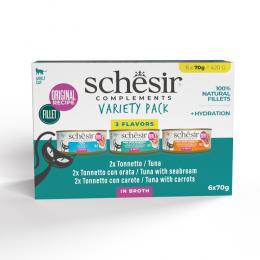 Schesir Complements in Brühe 6 x 70 g - Mix (3 Sorten)