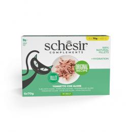 Schesir Complements in Gelee 6 x 70 g - Thunfisch mit Algen