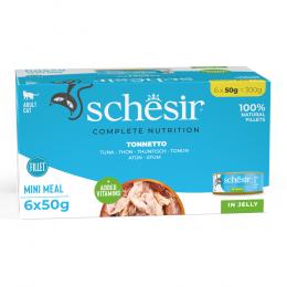 Schesir Complete Nutrition Filet in Gelee 6 x 50 g in Dosen - Thunfisch