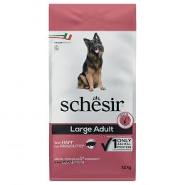 Schesir Dog Large Adult mit Schinken - Sparpaket: 2 x 12 kg