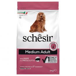 Schesir Dog Medium Adult mit Schinken - Sparpaket: 2 x 3 kg
